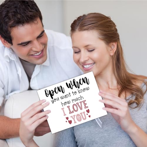 20 Pieces Open When Envelopes - Open When Letters Kit Long Distance Relationship Gifts, Open When Envelopes for Boyfriend, College Going Away Gifts, Open Me When Leaving Home Gift for Girlfriend