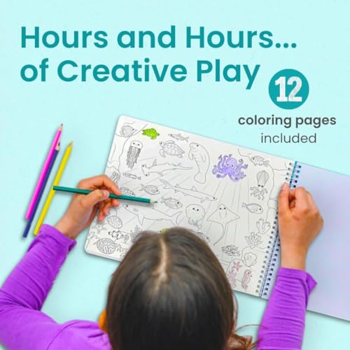 Cupkin Ocean Coloring & Sticker Activity Book | 500+ Stickers - color: Deep Blue Sea