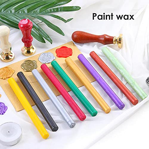 12PCS Pearl White Wax Sealing Sticks for Wax Seal Stamp, YOSENLING Seal Wax Sticks for Glue Gun,Great for Wedding Invitations, Wine Packages,Cards Envelopes, Gift Wrapping (Pearl White) - color: Pearl White