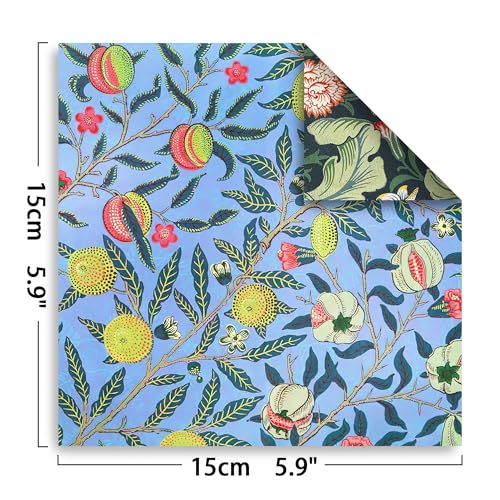 Origami Paper 6x6" Double Sided 100Sheets 20Colors Origami Kit,Craft Paper - color: 100sheets-Bohemia Morris