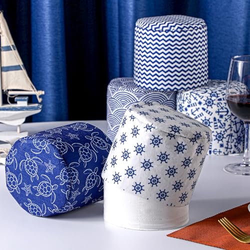 Hoolerry 6 Pcs Decorative Toilet Paper Roll Covers, Nautical - style: Nautical