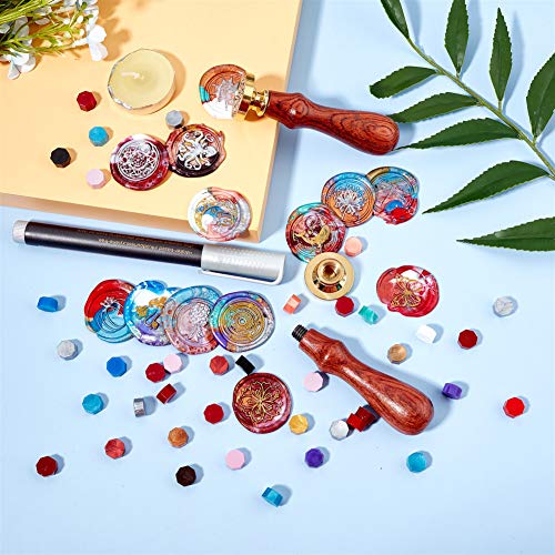 CRASPIRE Wax Seal Stamp Head Replacement Sun Removable Sealing Brass Stamp Head Olny for Creative Gift Envelopes Invitations Cards Decoration - style: The Sun