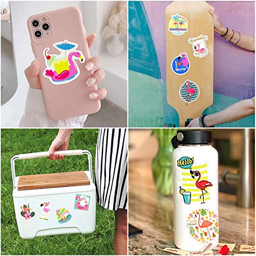 Flamingo Stickers 50Pcs for Water Bottles Scrapbook, Party Favors - style: Flamingo Stickers
