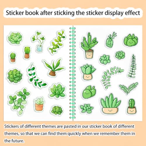 B5 Reusable Sticker Collecting Book Blank Sticker Album (Style H Green) - color: Style H Green