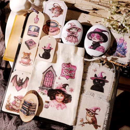 CATaireen Rub on Transfers for Crafts Vintage Scrapbooking Stickers Small Decals Adults Journaling DIY Supplies Use for Fabric Paper Wood Stone Canvas Acrylic Cloth (Plant Elements) - style: Art Deco