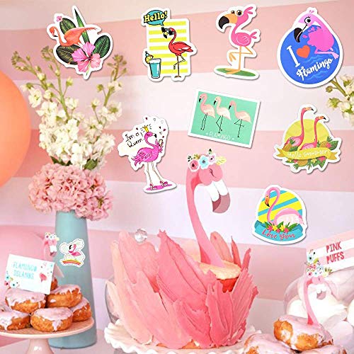 Flamingo Stickers 50Pcs for Water Bottles Scrapbook, Party Favors - style: Flamingo Stickers