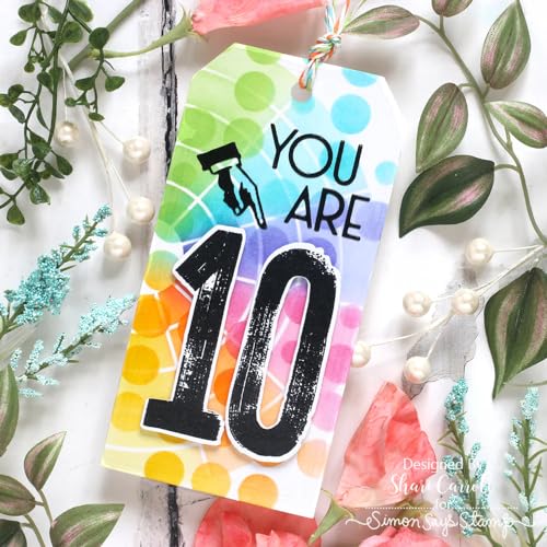 Tim Holtz Cling Stamps 7"X8.5" Paint by Number
