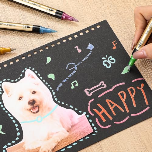 Thboxes 30 Colors Metallic Acrylic Paint Pens