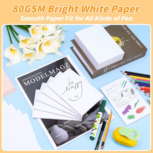 Oleitodh 36 Pack 4 x 6 Inch Note Pads White Memo Pads Small Writing Pads - size: 4 x 6 inch-36Pack