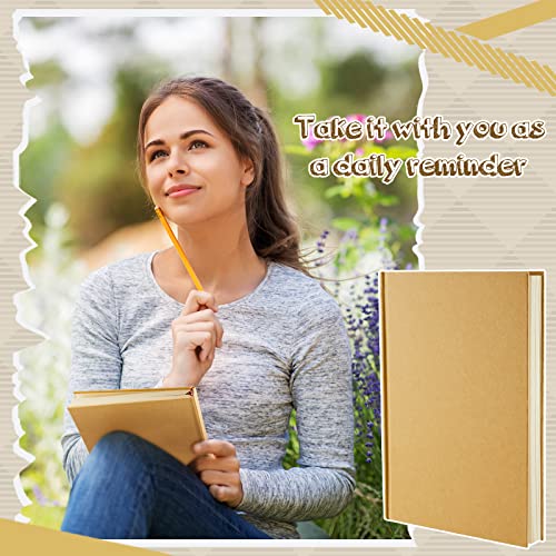 Henoyso 8 Pcs A5 Blank Notebook Journal Hardcover Sketchbook, 8.3 x 5.7 in - color: Brown, size: 8.3x5.7 Inch