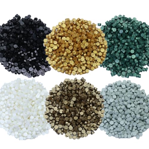 Sealing Wax Beads Sage Green WaxSeal Beads, 600Pcs Green WaxSealing Beads for Wax Seal Stamp, WaxSeal Beads Kit Perfect for Wedding Invitations, Christmas Envelopes (Sage Green) - color: Sage Green
