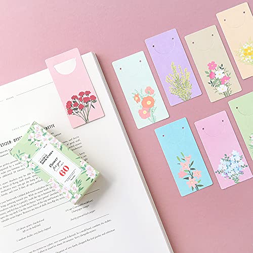 Monolike Bandal Bookmarks Flower for You Ver.1 + Ver.2 120 Pieces - color: Flower for You Ver.1 + Ver.2