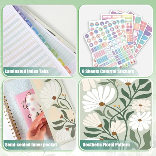 Teacher Planner 2026-2027 Academic Year, Jul 2026 - Jun 2027, 8.5"x11" | Large Weekly & Monthly Academic Lesson Planner, School Agendar Book with Pocket & Stickers for School Teachers Supplies - color: Whitea1