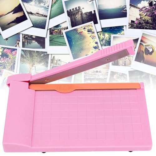 Mini Paper Cutter 160mm Cutting Width - Portable ID Photo Trimmer with Stainless Steel Blades for Home Office Photo Studio Use