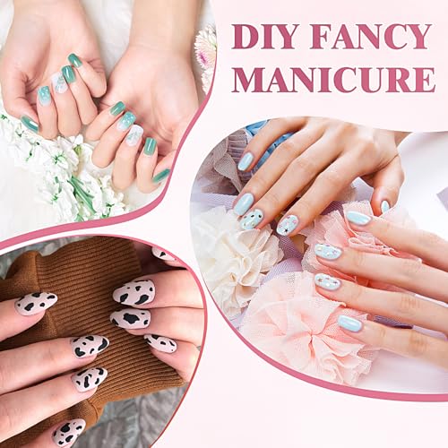 12 Colors Nail Art Pens, 0.5mm Fine Tip 3D Acrylic Polish Pen Set, Waterproof Quick-Drying Dotting Graffiti Drawing Liner Brush, DIY Nail Art Design Manicure Tools for Beginners Women Home Salon Use