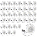36 Pcs Transparent Tape with Dispenser, 0.7 in x 1000 in