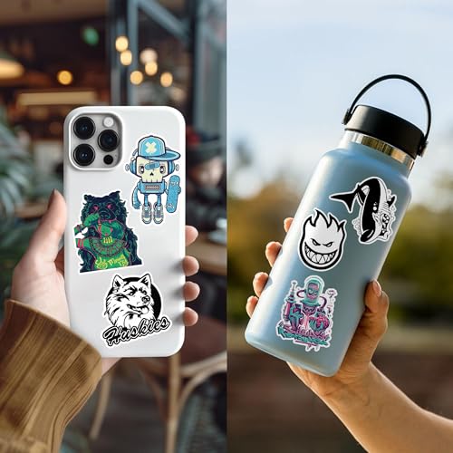 Horror Stickers 100Pcs for Water Bottles Scrapbook, Gifts for Adults - style: Dark Horror