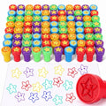 Yexiya 100 Pcs Star Stampers Bulk Back to School Teacher Review Stamps - style: Star