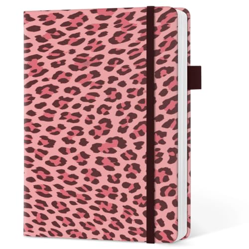 Taja Aesthetic Lined Journal for Women, Pretty Notebooks for Work & Study - color: Z-Blush Hunter