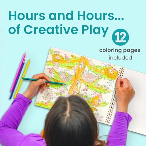 Cupkin Bird Coloring & Sticker Activity Book | 500+ Stickers - color: Birds