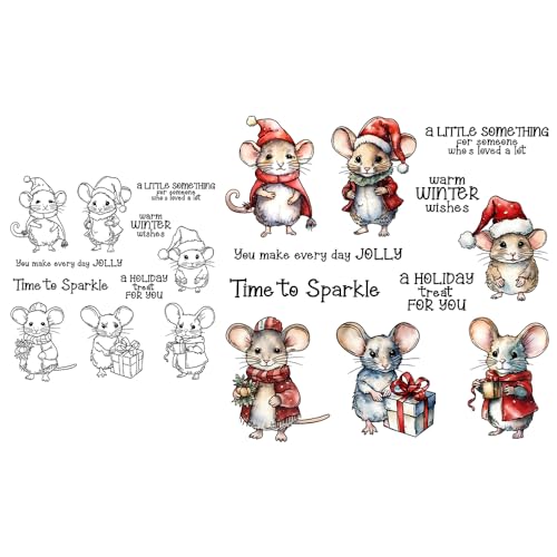 Clear Stamps and Metal Cutting Dies Set for Card Making Scrapbooking, DIY Craft Stamps and Dies Kit for Journaling, Albums, Greeting Cards, Holiday Cards, Birthday, Christmas (YX1494-S+D-1) - color: YX1494-S+D-1
