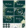 Decorably 24 Pack 6x4in Greenery Thank You Cards with Envelopes - style: Greenery