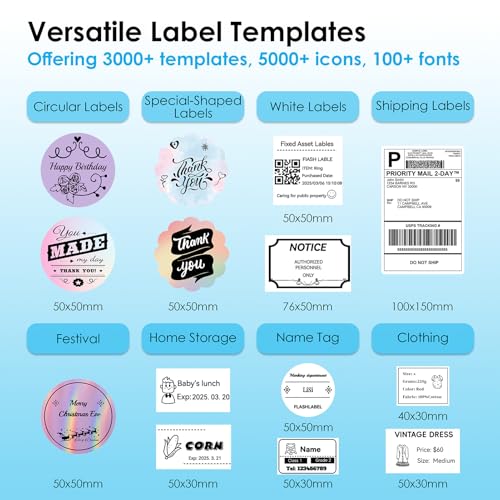 KNAON Bluetooth Thermal Shipping Label Printer 4x6 for Small Business,Black | High-Speed Thermal Label Printer, Perfect for Home, Office & Small Biz, Ideal for Etsy, Shopify, USPS,Includes 10 Test Sheets - color: Black
