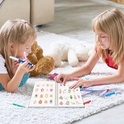 YUATCYA Reusable Sticker Collecting Book Storage Album with 40 Sheets Blank Release Paper - A5 Size Stickers Organizer Collection Notebook for Adult (PURPLE-2)