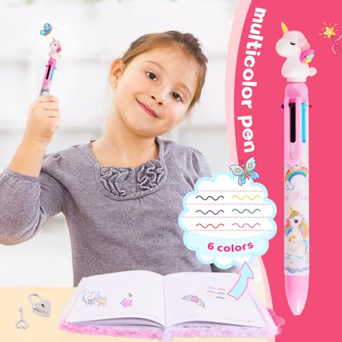 Axolotl Diary with Lock & Keys for Girls,Journal Gift Set Ages 6-8 - style: Axolotl