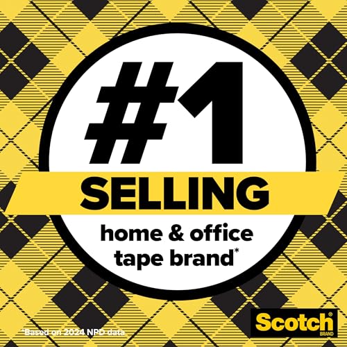 Scotch Double Sided Tape, 0.75 in. x 1296 in., 2 Refill Tape Rolls | Office and School Supplies for Arts and Crafts, Alternative to Scrapbooking Tape - size: 3 In