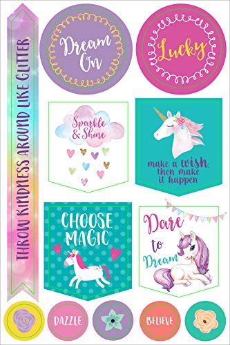 Essentials Unicorn Planner Stickers (over 160 stickers!) (Essentials Planner Stickers)