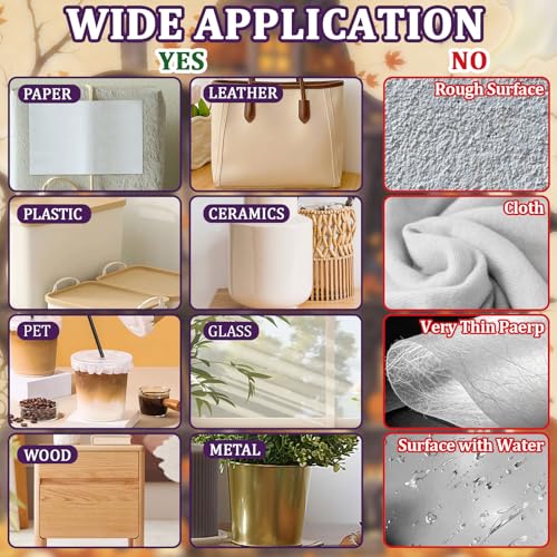 WANDIC 3Pcs Halloween UV DTF Cup Warp Rub on Transfer Stickers, Castle Gothic Witch House Waterproof Scrapbook Decals for Craft Furniture, 15 * 30cm - color: Halloween Castle