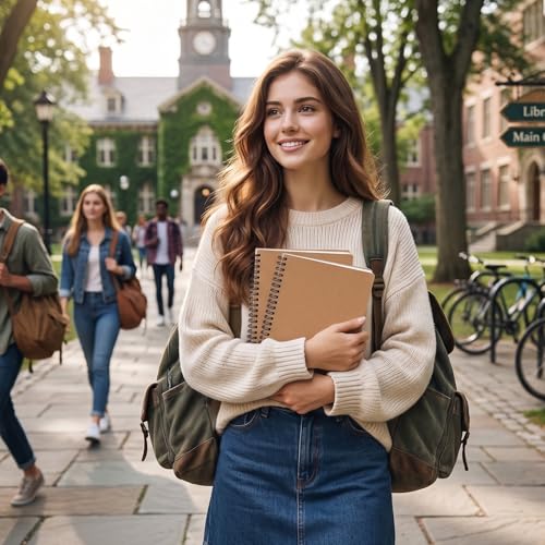 MySHUCE 24 Pack Spiral Notebooks A5 Lined College Ruled Journals Bulk Thick Paper for Work, Study, Notes Taking, Gifts 120 Pages/60 Sheets Spiral Notebook with Kraft Paper Cover for School Office
