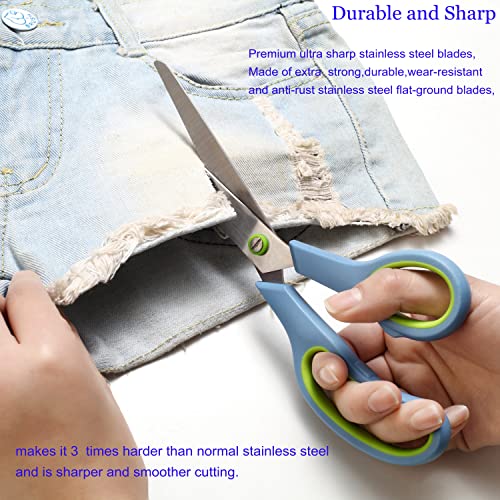 5 Pack Scissors All Purpose, Craft Scissors for Office & Household