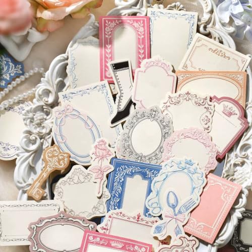 120PCS Vintage Ephemera Pack Decorative Scrapbook Paper for Journaling Junk Journals, Scrapbooking & Card Making