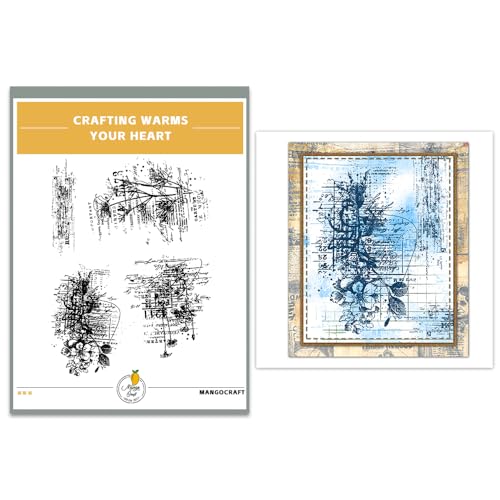 Clear Stamps and Metal Cutting Dies Set for Card Making Scrapbooking, DIY Craft Stamps and Dies Kit for Journaling, Albums, Greeting Cards, Holiday Cards, Birthday, Christmas (YX1942) - color: YX1942
