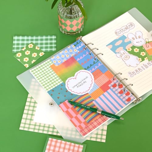 Monolike Unmatched Friends Sticker Pack Pattern Series.2 (102Pcs) - Variety Pack, Journal, Scrapbook, Waterproof, Fancy Sticker - color: Unmatched Friends Pattern Series.2