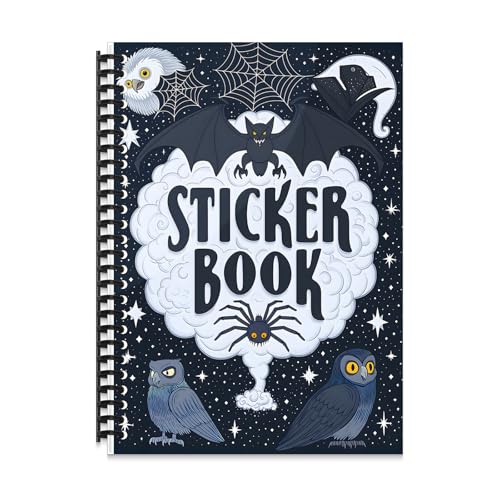 B5 Reusable Sticker Collecting Book Blank Sticker Album (Style C Black) - color: Style C Black