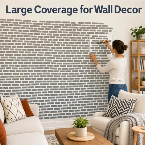 Large Geometric Stencils for Painting for Wall Decor Wood Furniture Tile - color: Geometric 12" 16PCS 01
