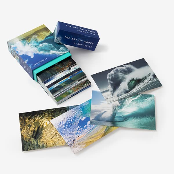 Clark Little: The Art of Waves Postcards: 50 Postcards: A Postcard Box Set
