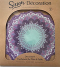 Parchment Paper Doilies for Cheese & Charcuterie Boards - Sisson Rounds, Mandala, 6 ½” D, Pack of 20. Made in USA with French Parchment Paper. Rinse clean, dry, reuse. - color: Mandala 6