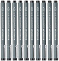 Staedtler 0.05 mm Pigment Liner Fineliner Sketching Drawing Drafting Pens Pack of 10