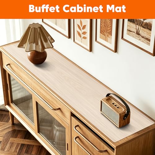 Large Silicone Mat for Countertop, 16"x72" Heat Resistant Mat, Translucent - color: Translucent, size: 72"L x 16"W