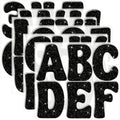 Bulletin Board Letters 74 PCS Glitter Letter Stickers Large 5 Inch, Black - color: Black, size: 5 Inch