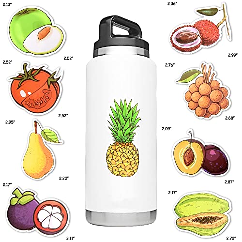 Fruit Stickers 50Pcs for Water Bottles Scrapbook, Classroom Rewards - style: Fruit Stickers