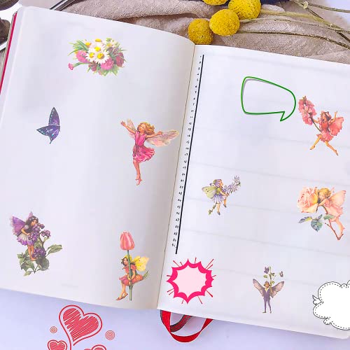 KIBBEH 90 Pieces Fairy Stickers for Scrapbook - color: Undertint Grass and Autumn