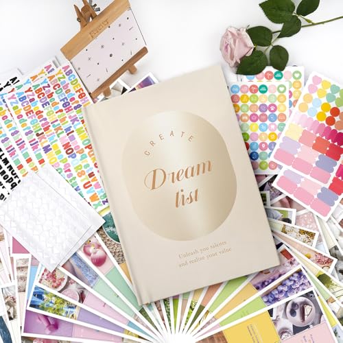 Soft Yellow All-in-One Vision Board Kit, 540 Pre-Cut Cards, 30 Sheets - color: Light Yellow