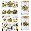 4 Sheet UV DTF Cup Wraps for 16 Oz Glass Cups American Football (05) - style: St1