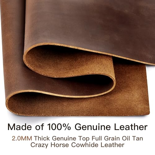 Refillable A5 Leather Binder Notebook 6-Ring, Reusable Genuine Leather Journal, Vintage Planner, 120 Pages Lined Paper & Pocket, for Writers Business Work Study College and Daily, 6.9”x 9”