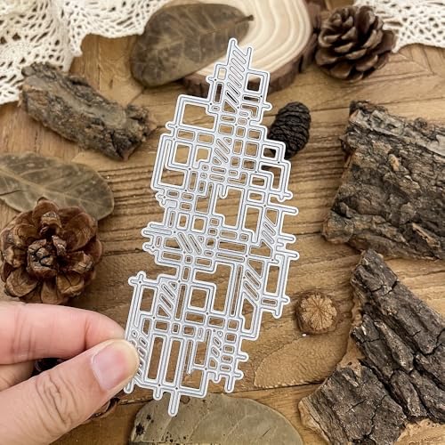Lapoo Tool Metal Cutting Die for Scrapbooking - Durable, Cut Stencils for DIY Scrapbook Photo Album Decorative Paper Card, Card Making Supplies, Embossing (Punk Frame 2.1 x 5.1 in) - color: Punk Frame 2.1 x 5.1 in